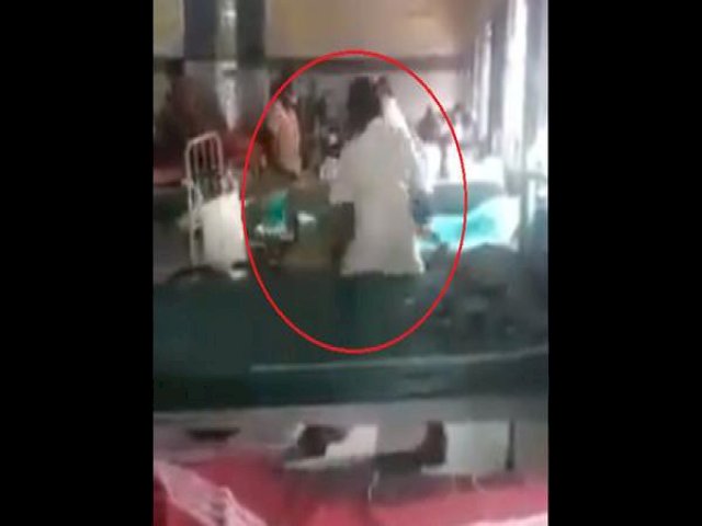 Medical negligence: Healthcare worker forcibly drags patient out of a wheelchair