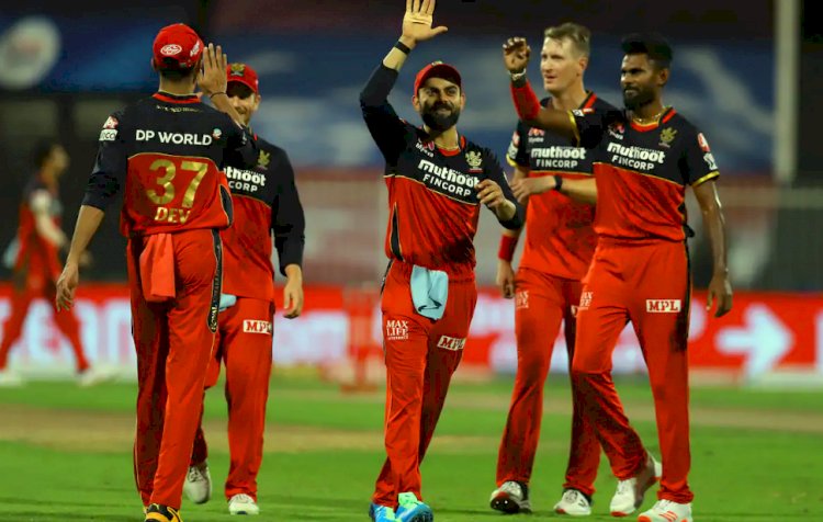 RCB ने KKR को 82 रनों से हराया, डीविलियर्स ने खेली आतिशी पारी