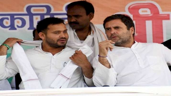 Bihar assembly elections 2020 : राहुल गांधी व तेजस्वी संग पहली रैली, पीएम मोदी व सीएम नीतीश पर साधा निशाना 