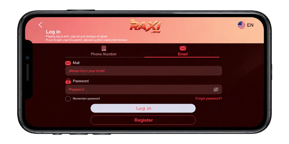 Raxiwin Login Email